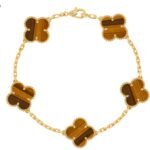 سوار ذهب أصفر 18 قيراط، عين النمر